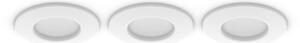 Philips - Комплект 3x димируеми LED RGBW вградени осветителни тела за баня Hue SLIM LED/8,3W/230V IP44