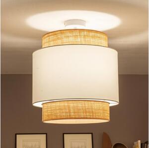 Brilagi - LED плафон CERIA 1xE27/60W/230V Ø 40 см бежово/бяло
