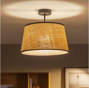 Brilagi - LED плафон CERIA 1xE27/60W/230V Ø 35 cm черен/бежов