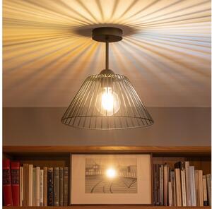 Brilagi - LED повърхностно монтиран таванен полилей CERIA WIRE 1xE27/60W/230V Ø 30 см черен