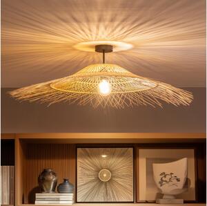 Brilagi - LED таванен полилей CERIA BOHO 1xE27/60W/230V Ø 100 см черен/бежов