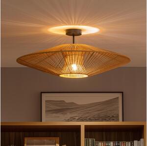 Brilagi - LED полилей за повърхностен монтаж CERIA BOHO 1xE27/60W/230V Ø 70 см черно/кафяво