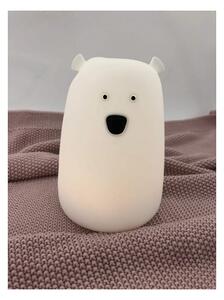 LED RGB детска сензорна лампа BEAR LED/0,8W/5V бяла + USB