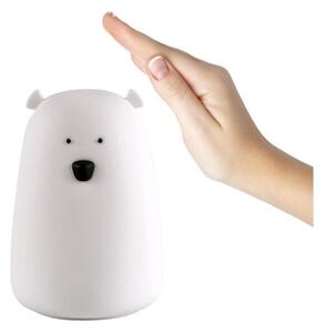 LED RGB детска сензорна лампа BEAR LED/0,8W/5V бяла + USB
