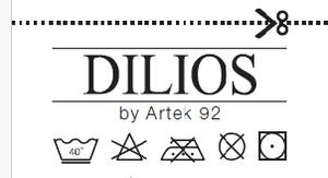 Възглавница DILIOS Карбон, 50/70 см, бяла