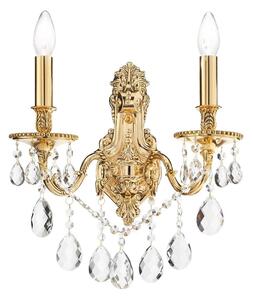 Ideal Lux - Кристален аплик GIOCONDA 2xE14/40W/230V златист