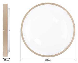 Brilagi - димируемо LED осветително тяло GLASS POOL DOUBLE LED/60W/230V 50 cm бежово + дистанционно управление