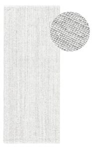 Светлосива двустранна ръчно изработена ютена пътека 80x200 cm Bouclé Jaipur – Hanse Home