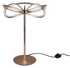 LED затъмняваща се настолна лампа в месингов цвят (височина 50 cm) Charivari – Trio