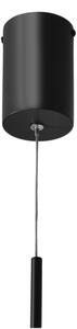 Висящ LED полилей на шнур PUMA LED/10W/230V, диаметър 15 cm, черен