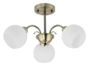 Полилей на тръба NESTOR 3xE27/40W/230V месинг