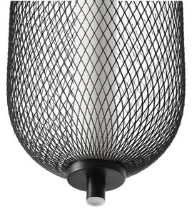 Висящ LED полилей на шнур PUMA LED/10W/230V, диаметър 15 cm, черен