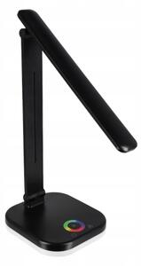 LED RGBW димируема настолна лампа с безжично зареждане LED/7W/5V USB черна