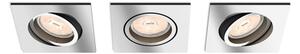 Philips 50403/11/PN - Комплект 3x Осветление за окачен таван DONEGAL 1xGU10/5,5W/230V