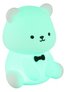 Globo 2870 - LED RGBW Регулируема акумулаторна детска нощна лампа TEDDY LED/1W/5V 1200 mAh мече