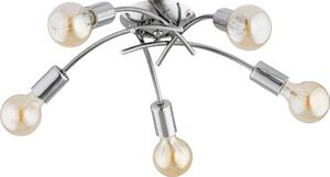 Прикрепен полилей TORIZO 5xE27/15W/230V, гланцов хром