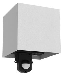 Brilagi - LED външно стенно осветително тяло със сензор CUBE LED/6W/230V сиво IP65
