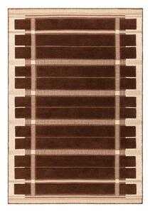 Кафяв/бежов ръчно изработен вълнен килим 120x170 cm – Asiatic Carpets