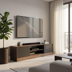 ТВ конзола Sasa I Кафяв 150x35x41.5 см