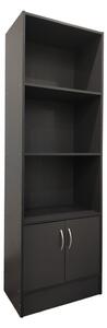 Библиотека Tekaro I Тъмносив 57x33x180 см