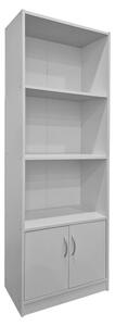 Библиотека Tekaro Бял 60x29x166 см