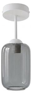 BRILAGI - LED плафон R GLASS 1xE27/60W/230V Ø 14 см бял/димно сив