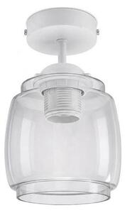 BRILAGI - LED R GLASS повърхностно монтиран полилей 1xE27/60W/230V Ø 26 см бял/димно сив