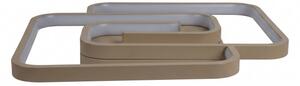 BRILAGI - LED димируемо таванно осветително тяло VELO LED/64W/230V 48x48 cm бежово + дистанционно управление