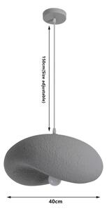 BRILAGI - Полилей на кабел WABI SABI 1xE27/60W/230V Ø 40 cm сив