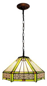 BRILAGI - Tiffany витражен полилей на верига EMERALD 1xE27/60W/230V диаметър 40 см