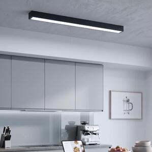 LED таванен/висящ полилей на кабел LED/44W/230V 6000K 120 cm черен
