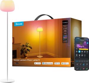 Govee - LED RGBICWW димируема подова лампа LANTERN MATTER LED/24W/230V Wi‑Fi 160 см