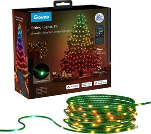 Govee - LED RGBICW Външна коледна гирлянда 2700-6500K 20m Wi-Fi Matter IP65