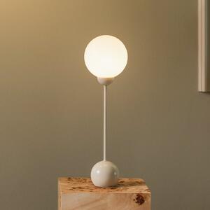Globen Lighting Настолна лампа „Ripley“ от Lighting, бежова, височина 52 см,, Бежов, Дневна/трапезария, Метал, Дизайн