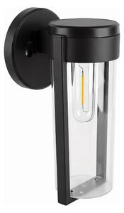 LED соларна стенна лампа LED/1W/3,7V 500 mAh IP65 черна