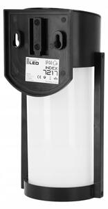 LED соларна стенна лампа LED/3,7V 300 mAh IP44 черна