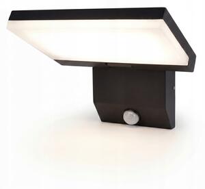 LED външен стенен осветител със сензор LED/18W/230V IP44 черен