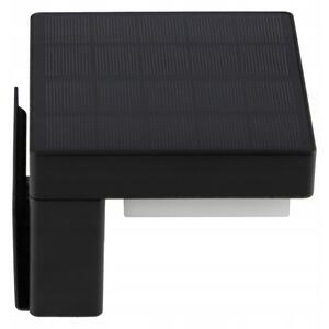 LED соларен стенен осветител със сензор LED/5W/3,7V 2000 mAh IP44 черен