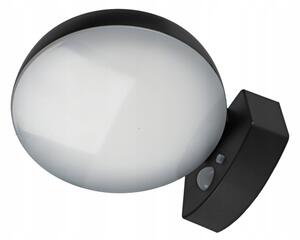 Соларно LED стенно осветително тяло със сензор LED/3W/3,7V 1800 mAh IP54 черно