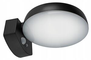 Соларно LED стенно осветително тяло със сензор LED/3W/3,7V 1800 mAh IP54 черно