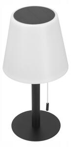 LED Димируема соларна лампа LED/2W/5V USB 1200 mAh IP44 бяла/черна