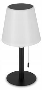 LED Димируема соларна лампа LED/2W/5V USB 1200 mAh IP44 бяла/черна
