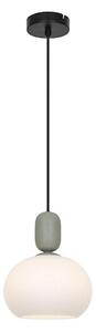 Висяща лампа на кабел VALISIA 1xE27/40W/230V черен/оливков