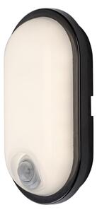 Rabalux 77231 - LED външно таванно осветително тяло с сензор HORT2 15W/230V IP65 черно