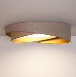 BRILAGI- LED плафон VELVET TWIST LED/24W/230V 4000K Ø 55 см беж./злат