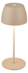 Briloner - LED димируема, презареждаема, сензорна външна настолна лампа MINI LED/2,5W/5V IP44 1800 mAh бежова