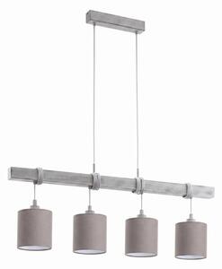 Brilagi - LED полилей на кабел NUBILA 4xE27/60W/230V сив/антрацит