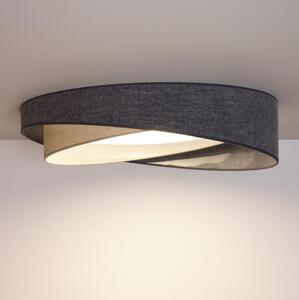 BRILAGI- LED димируемо осветително тяло VELVET TWIST LED/36W/230V CCT Ø 65 cm WT сиво/крем + с дистанционно управление