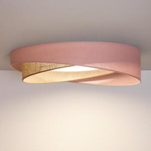 BRILAGI - димируемо LED осветително тяло VELVET TWIST LED/36W/230V CCT Ø 65 см WT роз./беж. + ДУ