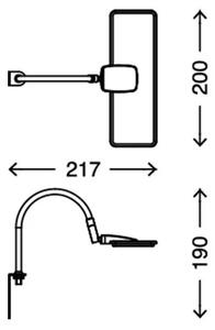 Briloner 2664-012 - LED стенна лампа UNO LED/5W/230V матов хром